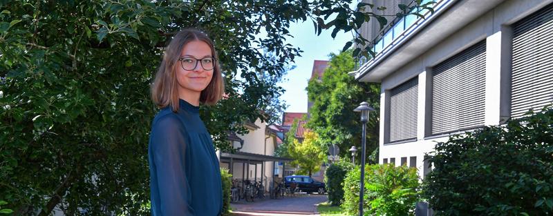 Lehramtsstudentin Elisabeth Dietel ist begeistert von ihrem Studium mit dem frühen Praxissemester.