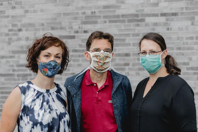 From left: Susana Minguet, Wolfgang Schamel, Frederike Hartl. 