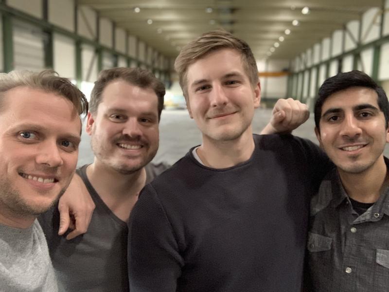 Das Startup-Team von Hortiya: Timo Hoffmann, Marc Weimer-Hablitzel, Christian Scholz, Yusuf Ismail (von links). Mit ihrem Vorhaben werden Pflanzen optimal mit Licht versorgt. 