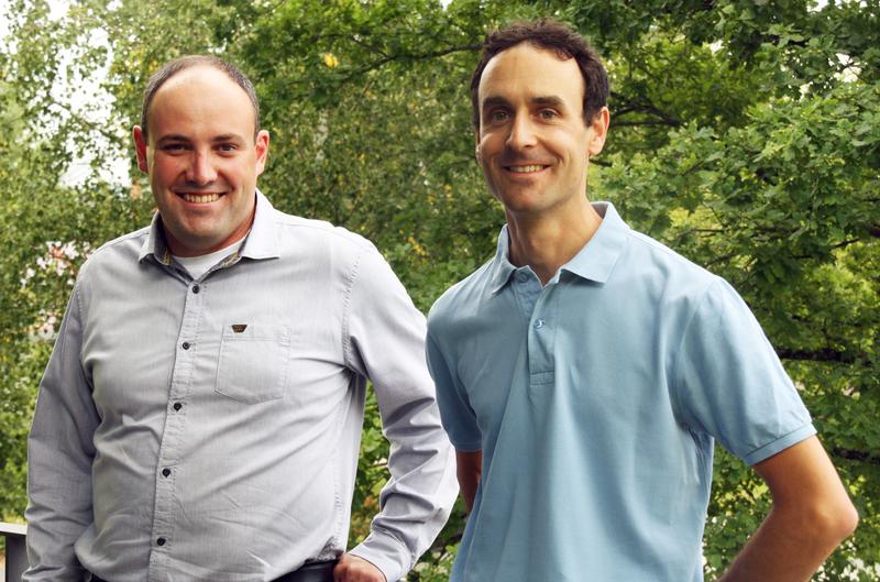 Christian Bächer (left) and Prof. Dr. Stephan Gekle (right), University of Bayreuth.