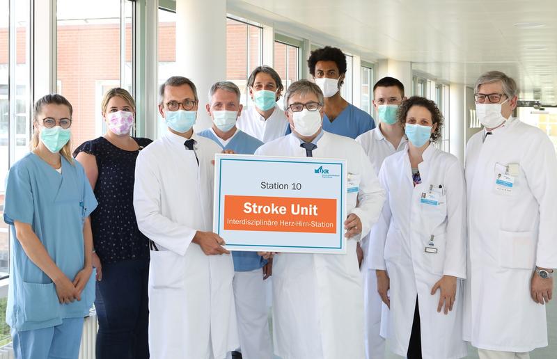 Das interdisziplinäre Team der neu gegründeten interdisziplinären Herz-Hirn-Stroke Unit.