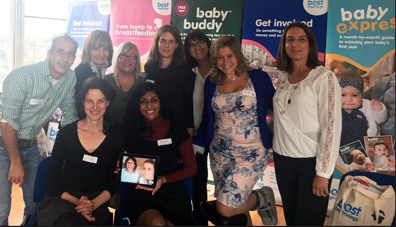 Projektteam bei der NGO Best Beginnings in London 2017