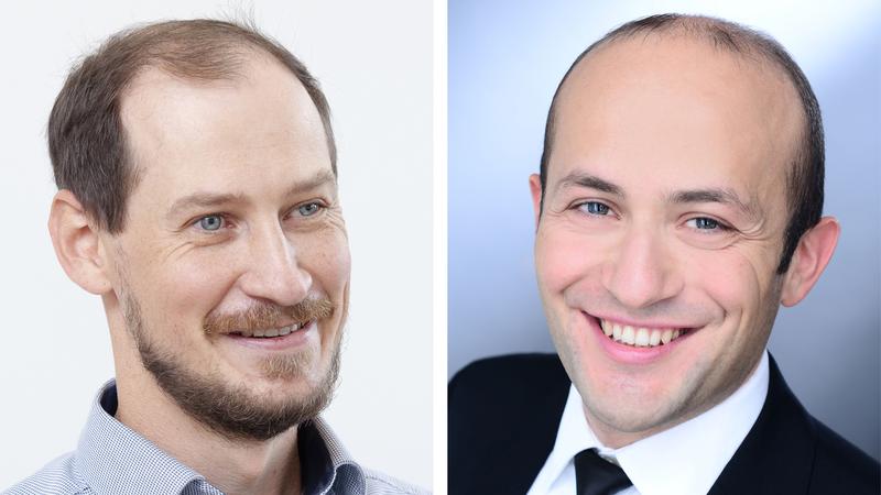 Im Heisenberg-Programm: Prof. Dr. Michael Giese und PD Dr. Bilal Gökce