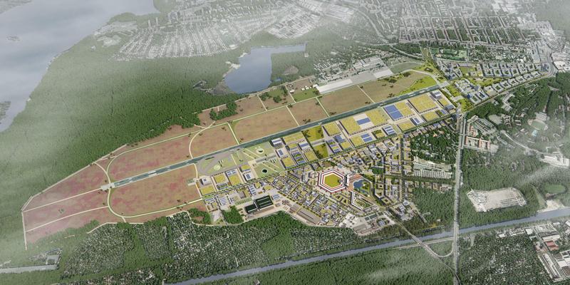 Auf dem Areal des Flughafens Tegel entsteht ein Forschungs- und Industriepark für urbane Technologien: Berlin TXL – The Urban Tech Republic.