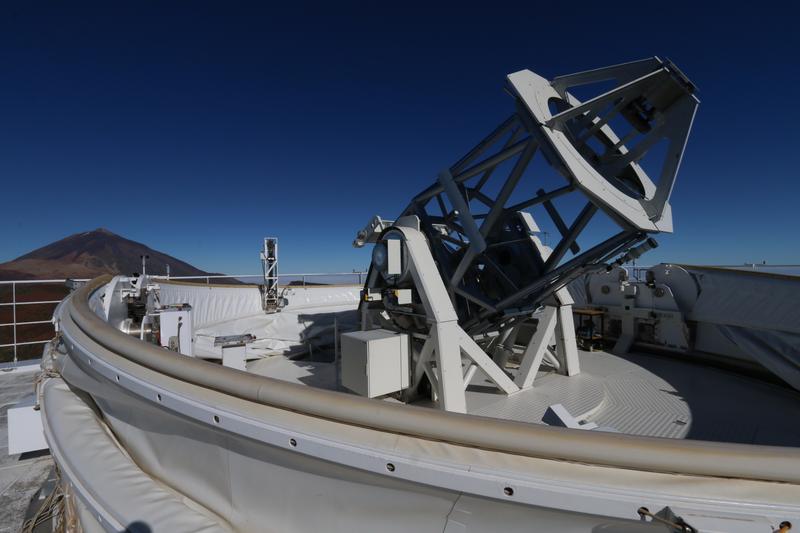 Das GREGOR Teleskop auf Teneriffa, Spanien.