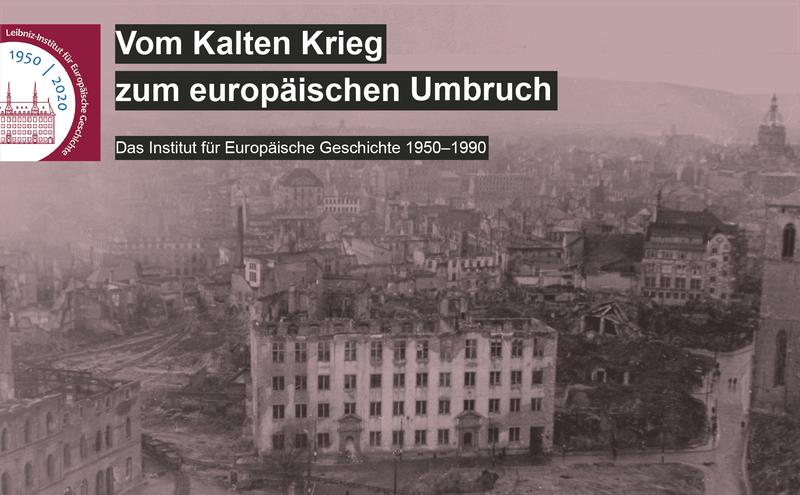 Mainzer Innenstadt mit Domus Universitatis nach Luftangriff 1945