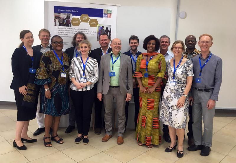 Bildunterschrift: Gruppenbild in Accra nach der Evaluierung des Projektes im Dezember. 