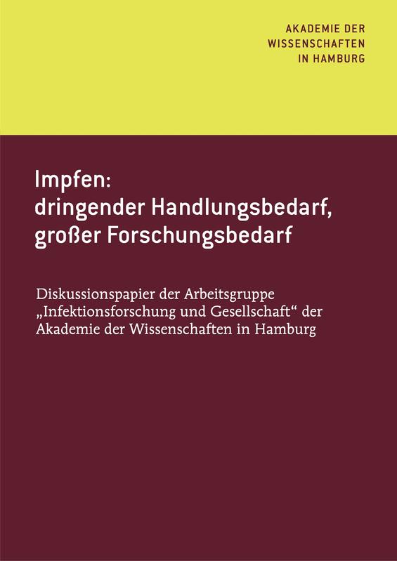 Akademie veröffentlicht Diskussionspapier zur Dringlichkeit von Impfungen