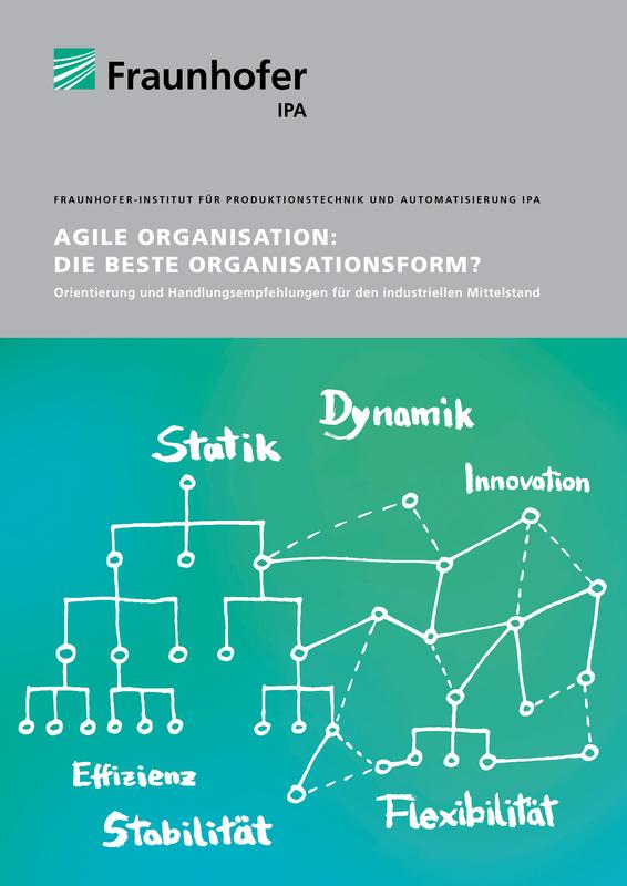 Titelseite der Studie "Agile Organisation: Die beste Organisationsform?"