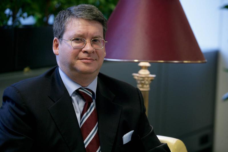 Roberto Hayder, Mitarbeiter der EU-Kommission und Gast an der NBS am 15.09.