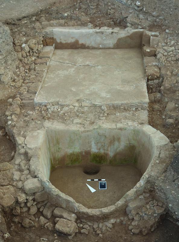 The wine press of Tell el-Burak