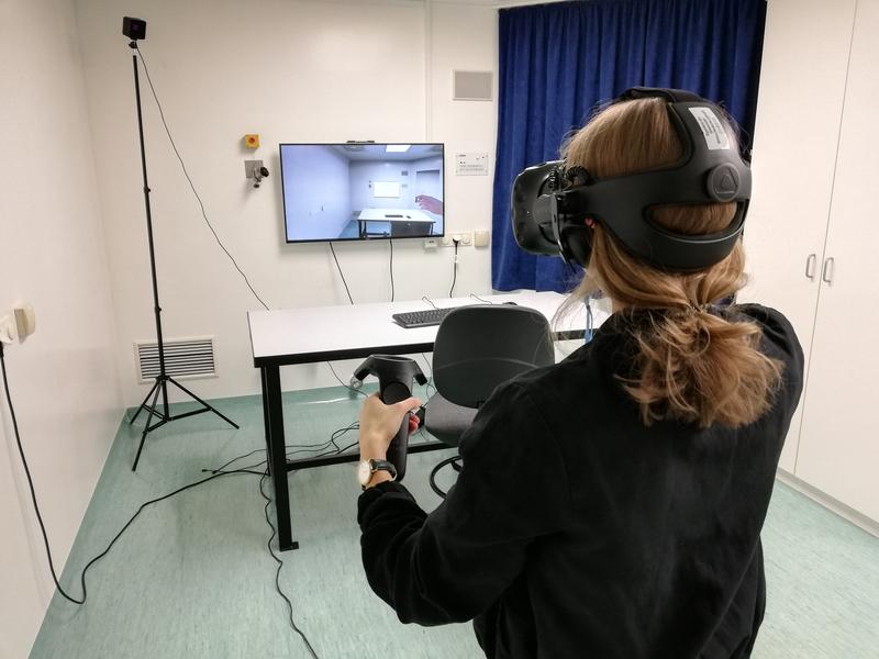 Aufbau des VR Experiments