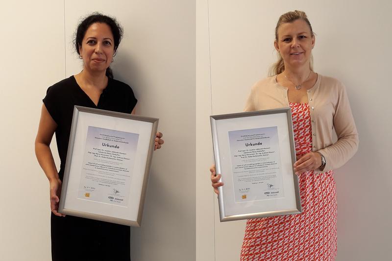 Prof. (apl.) Dr. Anahita Jablonski-Momeni (links) und Prof. Dr. Heike Korbmacher-Steiner gehören zu den Preisträgerinnen. 