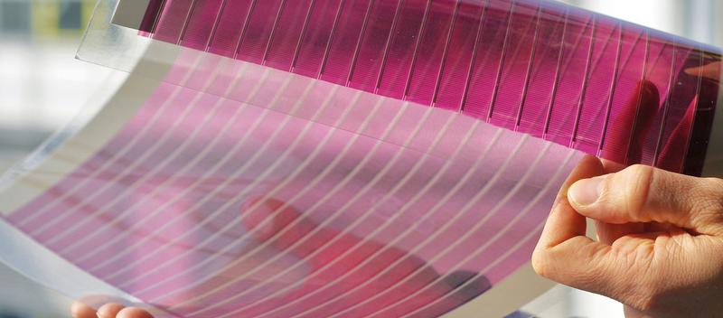 Flexible, transparent organic solar PV modules can open up new fields of application.