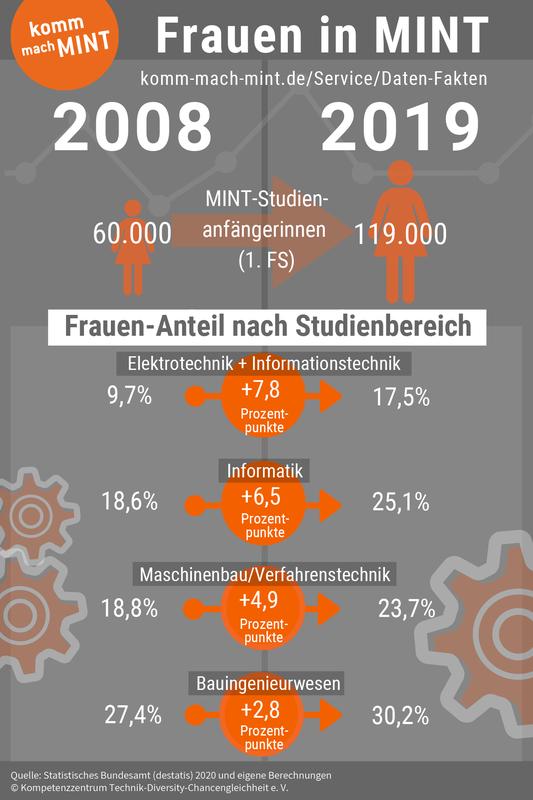 Frauen in MINT 2008 - 2019