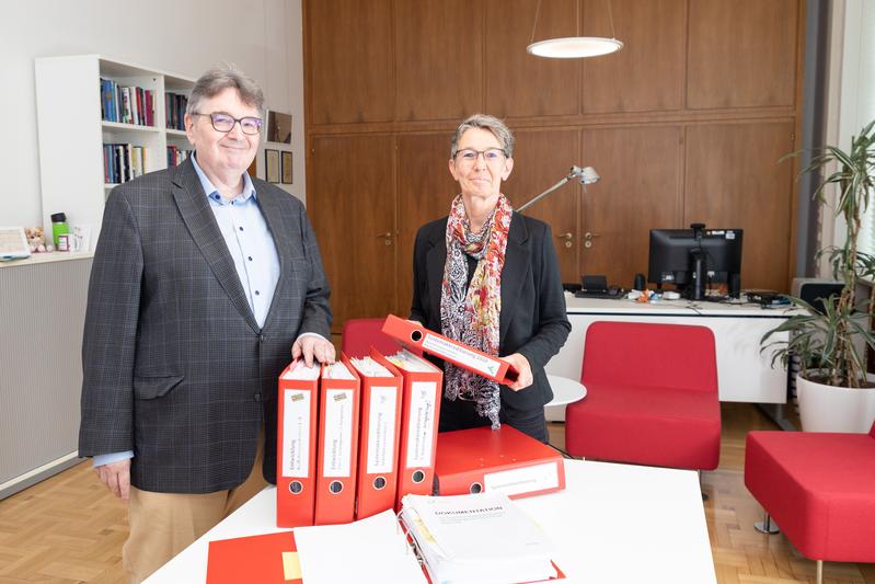 Prof. Dr. Klaus Peter Rippe und Dr. Anette Meier