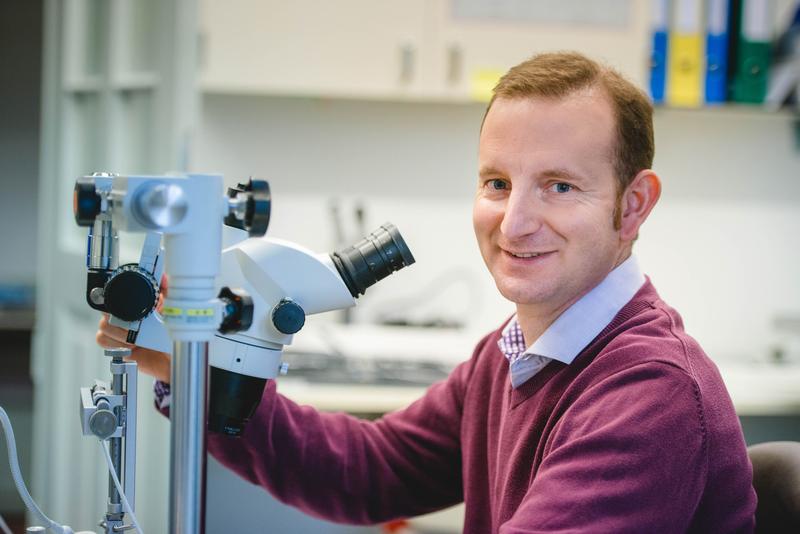 Prof. Dr. Antoine Adamantidis, Department of BioMedical Research (DBMR), University of Bern, Neurology group, and Department of Neurology, Inselspital, Bern University Hospital. © Tanja Läser for Insel Gruppe 