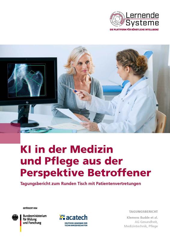 KI in der Medizin und Pflege aus der Perspektive Betroffener. Tagungsbericht zum Runden Tisch mit Patientenvertretungen