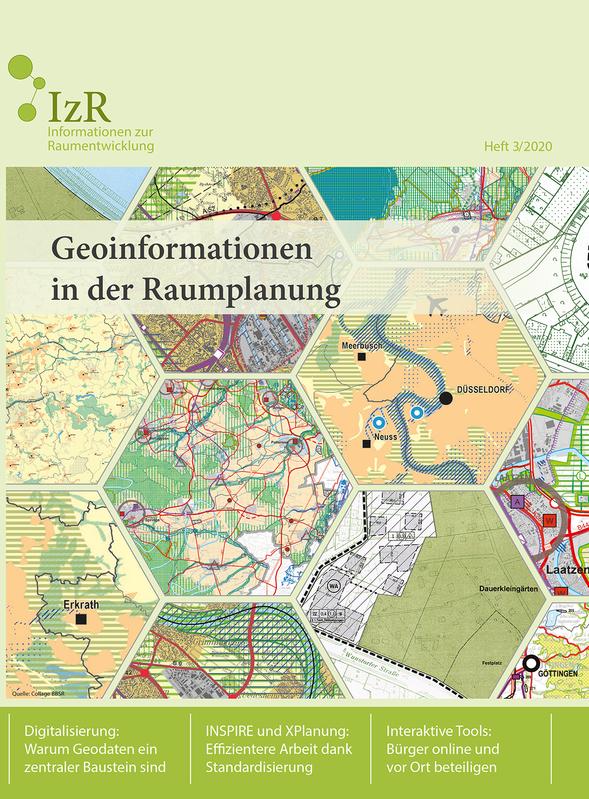 Heft 3 der Zeitschrift IzR  ist unter dem Titel „Geoinformationen in der Raumplanung“  erschienen