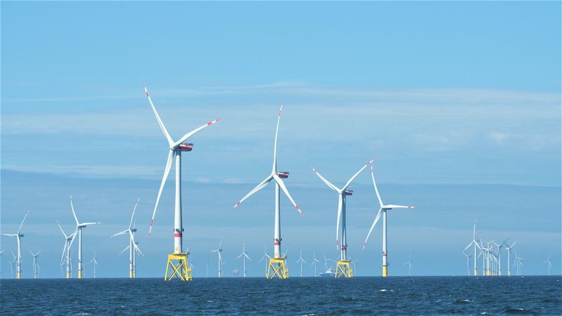 Windpark in der Nordsee