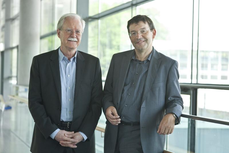Prof. Wolfgang Koenig und Prof. Dietrich Rothenbacher (v.l.)