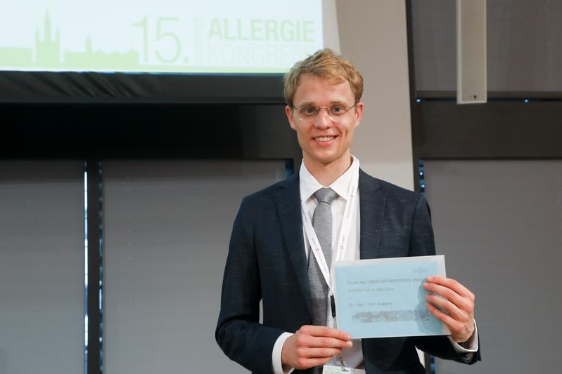 Stijn Bogaert bei der Preisverleihung