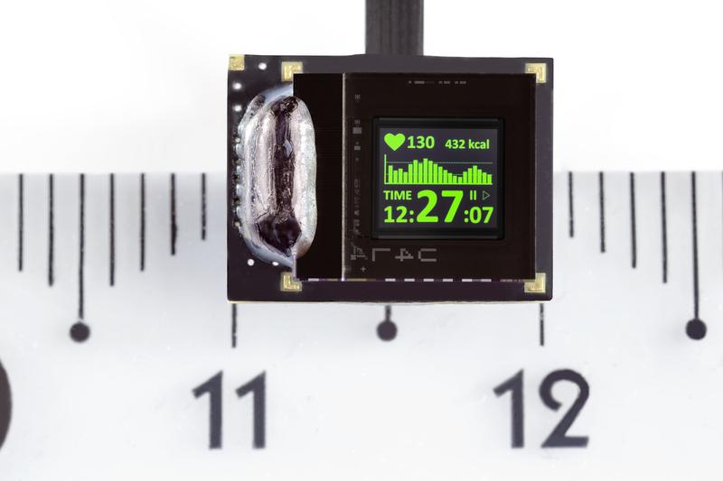 Stromsparendes OLED-Mikrodisplay für die Integration in intelligente Wearables