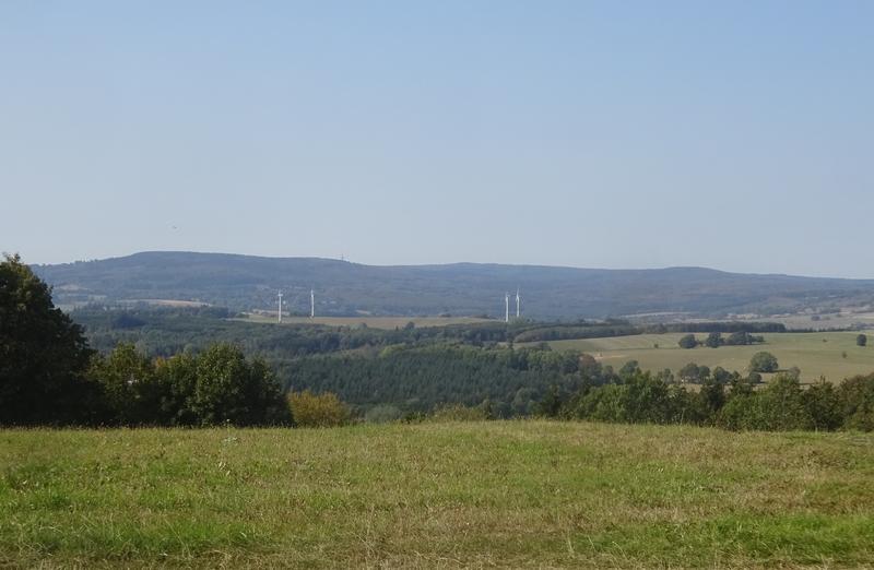 Vogelsberg: Der Oberwald von Südosten