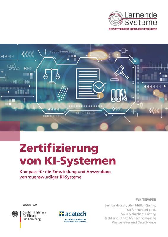 Im neuen Whitepaper klären die Autoren, wann KI zertifiziert werden sollte, an welchen Kriterien sich die Zertifizierung orientieren soll und wie eine effiziente Prüfinfrastruktur gestaltet sein sollte.