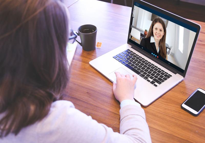Immer mehr Bewerbungsgespräche werden digital über Videokonferenzformate abgehalten 