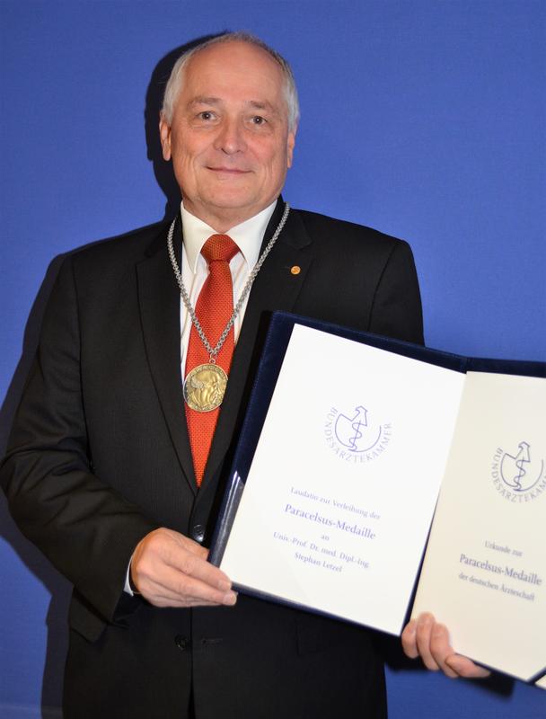 Prof. Dr. med. Dipl.-Ing. Stephan Letzel, Träger der Paracelsus-Medaille 2020