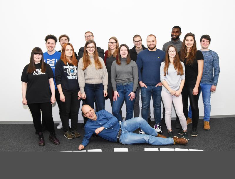 Das iGEM Team aus Hannover Anfang Februar 2020 vor Beginn der Corona-Pandemie. 