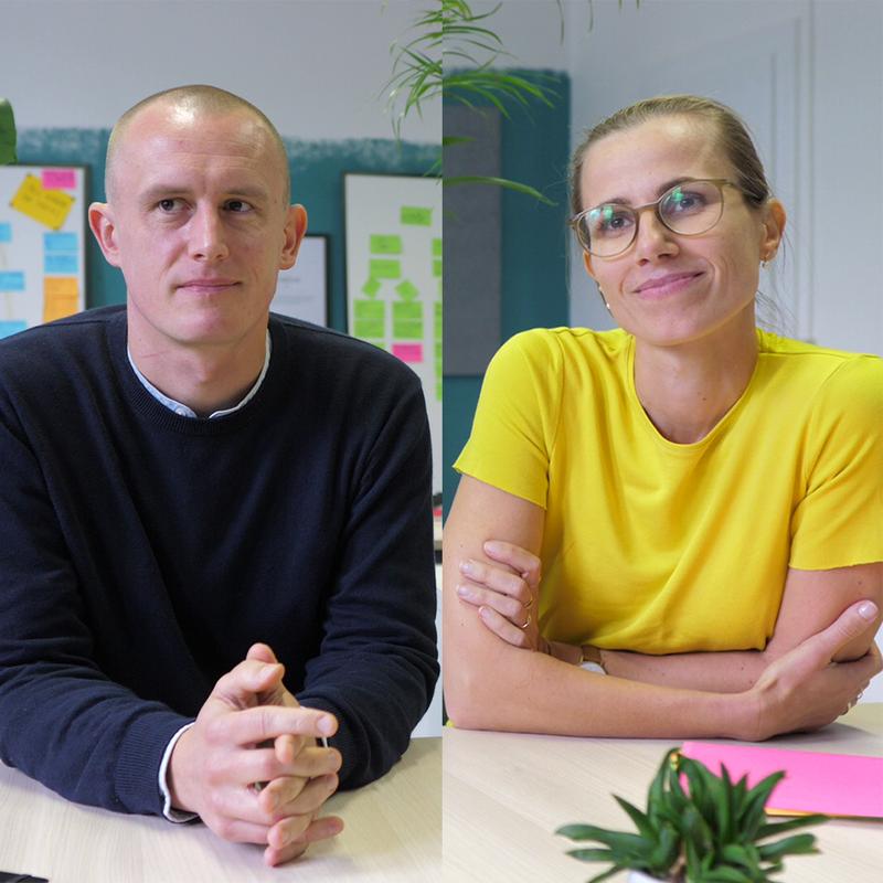 Gründerteam Flottes: Marc Pethran und Lina Roos.