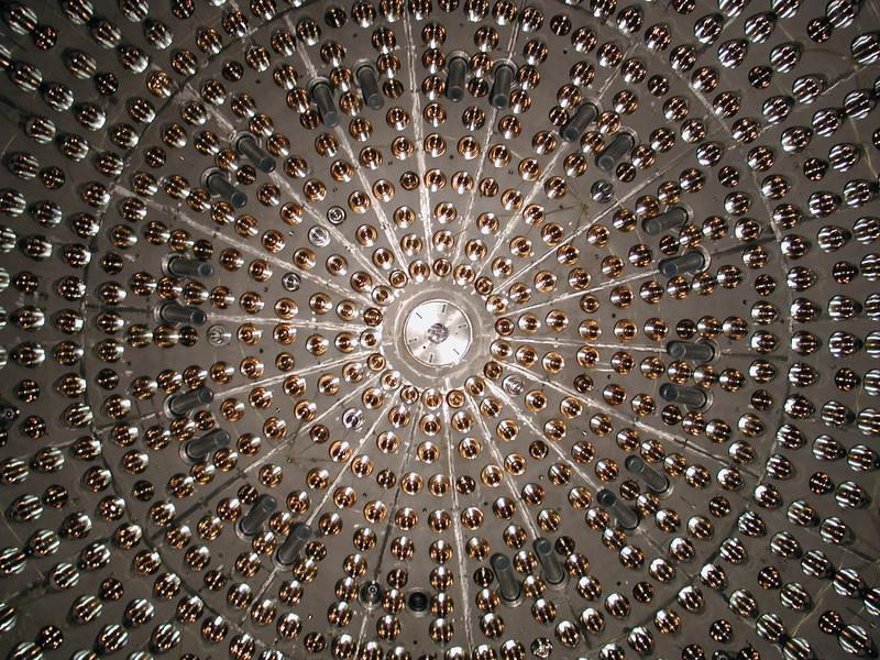 Blick ins Innere des Borexino-Detektors