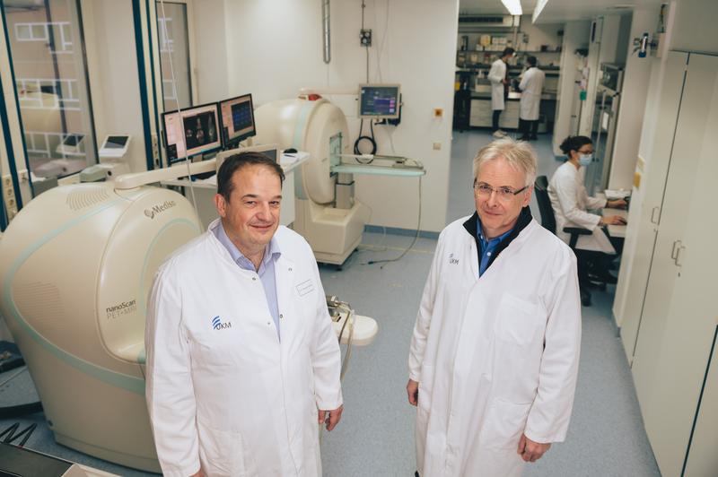 The spokesperson for the CRC “inSight” is nuclear medicine specialist Prof. Michael Schäfers (left), his deputy is biochemist Prof. Friedemann Kiefer. 