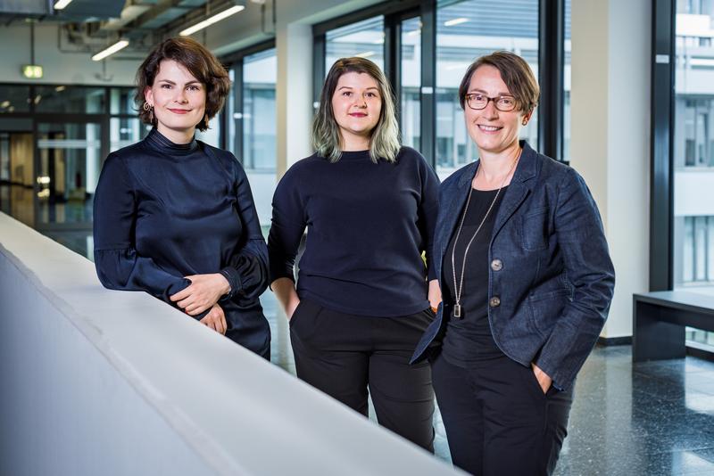 Das Projektteam freut sich auf den digitalen Auftakt (von links): Maike Wagner, Nadine Egelhof und Beate von Miquel 