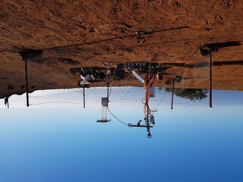 Messstation in der Atacama Wüste