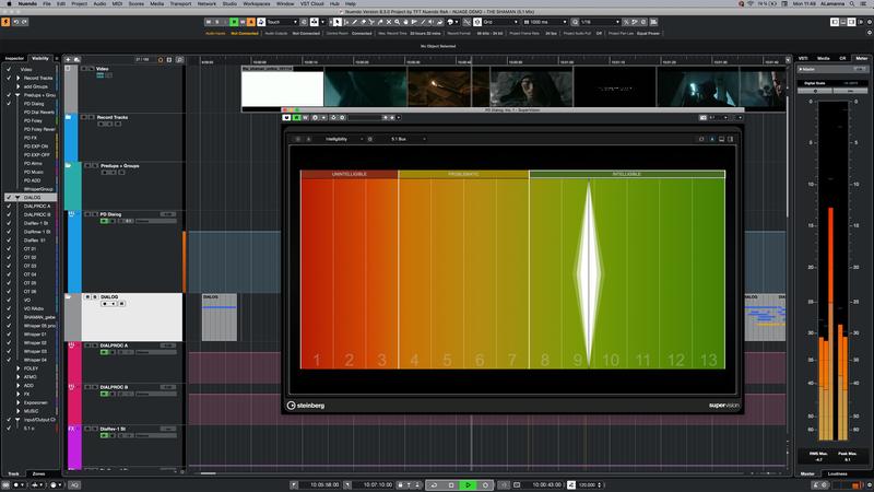 The Intelligibility Meter in Steinberg's Nuendo 11: The tool for sound creators with algorithms developed by Fraunhofer IDMT in Oldenburg provides an instrumental assessment of speech intelligibility.