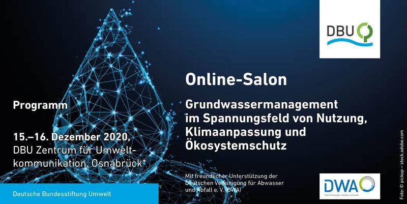 Im zweiteiligen DBUdigital Online-Salon geht es um die Lösung von Nutzungskonflikten und die Auswirkungen auf das Ökosystem Grundwasser. 