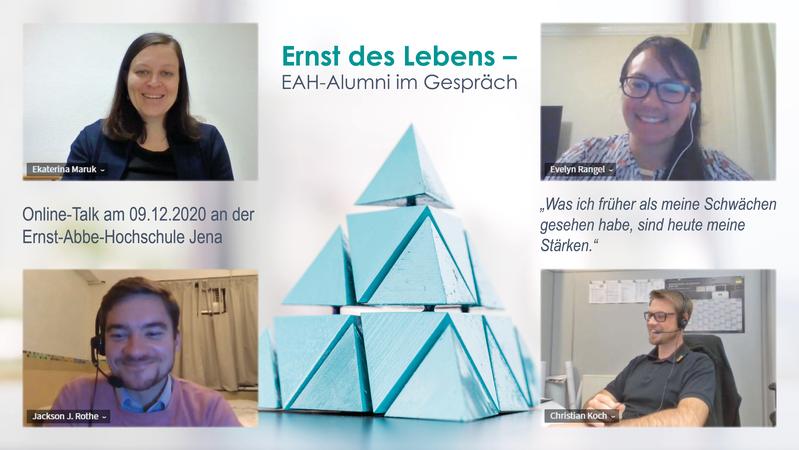 Foto-Collage zum Alumni-Talk