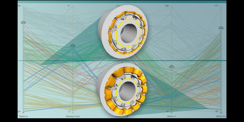 While the visualization software was developed specifically for the design of an electric motor, it can also be used to optimize nearly any other complex system or project.