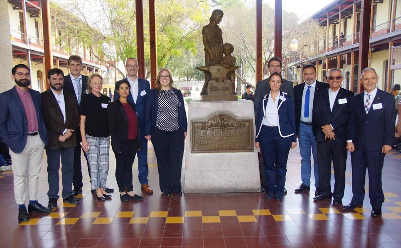 Vertreter*innen der drei Hochschulen haben sich im August 2019 in Chile getroffen, um die Grundzüge der Studiengänge durchzusprechen. 