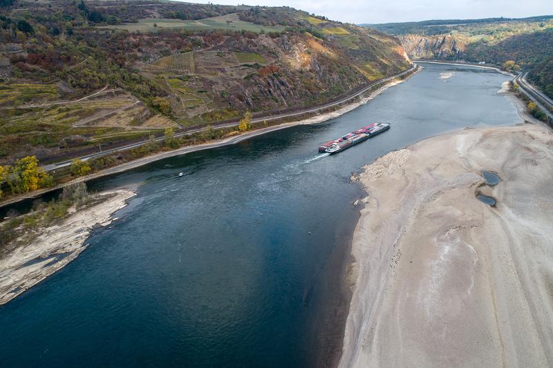 Der Jungferngrund - ein felsiger Abschnitt am Mittelrhein bei Oberwesel