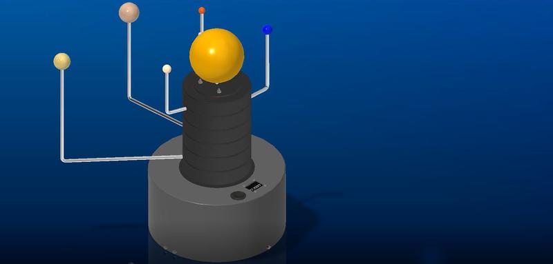 Eine altersadäquate Lehrmethode, um Schüler:innen an das Thema Sonnensysteme heranzuführen, konzipierten und präsentierten sechs Maschinenbau-Studierende.  