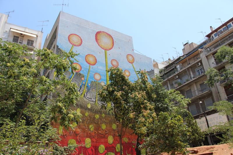 symbolic photo (urban gardening project "Navarino Parc" in Athens)