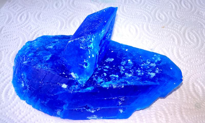 Zuchtkristall aus dem Bereich Werkstoffwissenschaften der EAH Jena (Fachbereich SciTec) 
