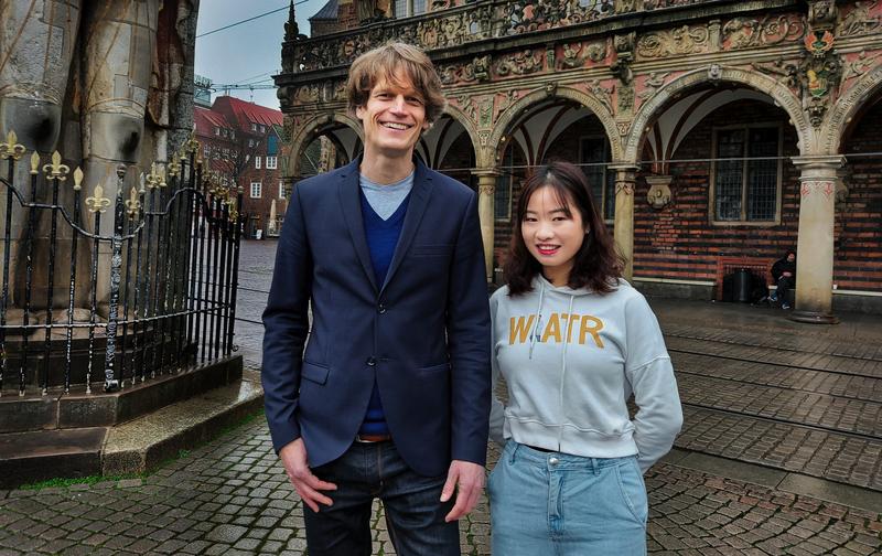 Doctoral student Xiaowei Liao is conducting research at Jacobs University Bremen with the Alexander von Humboldt Foundation's Chancellor Fellowship. Sven Voelpel, Professor of Business Administration, is supporting her research. 