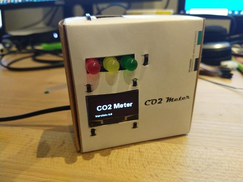 Das CO2-Messgerät des Teams der FH Aachen.