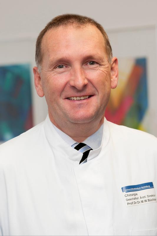 Prof. Dr. Markus W. Büchler, Ärztlicher Direktor der Klinik für Allgemein-, Viszeral- und Transplantationsmedizin am Universitätsklinikum Heidelberg