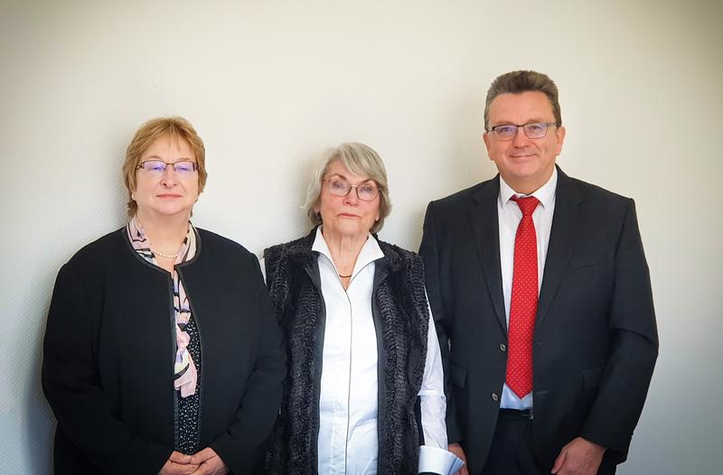 The Board of the HAORI Foundation: Astrid Lorentz, Rita Busche and Joachim Lorentz (from left). 